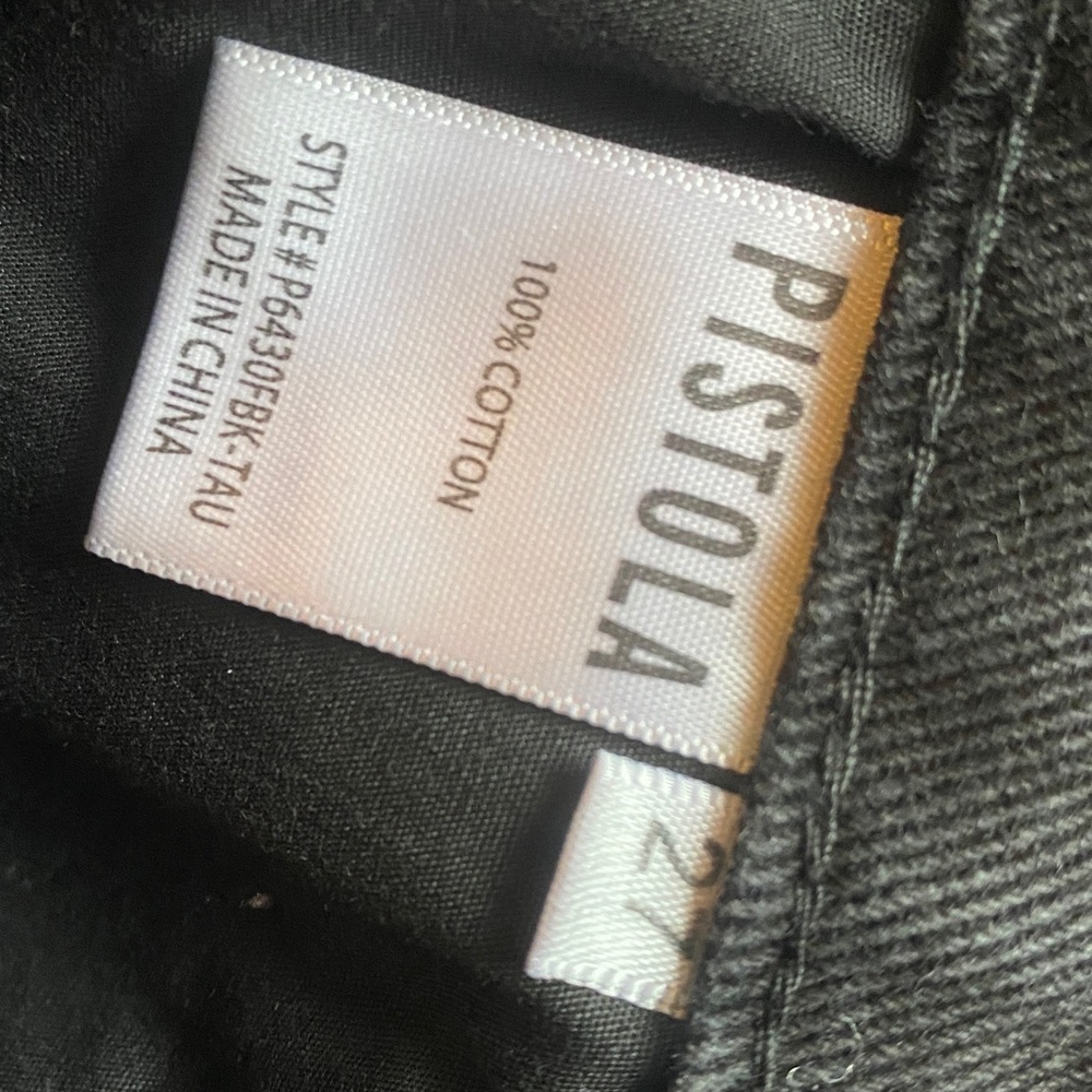 Pistola black high-rise jeans feature knee distressing - Picture 4 of 10